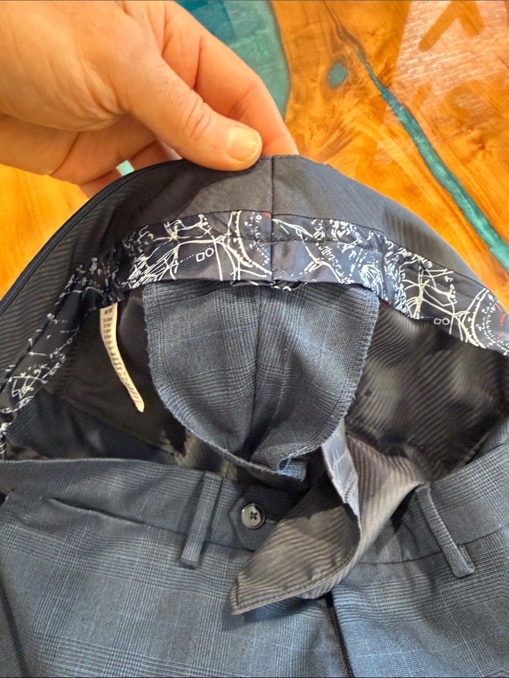 Nautica Men's Blue Windowpane Sport Coat - Picture 8 of 9